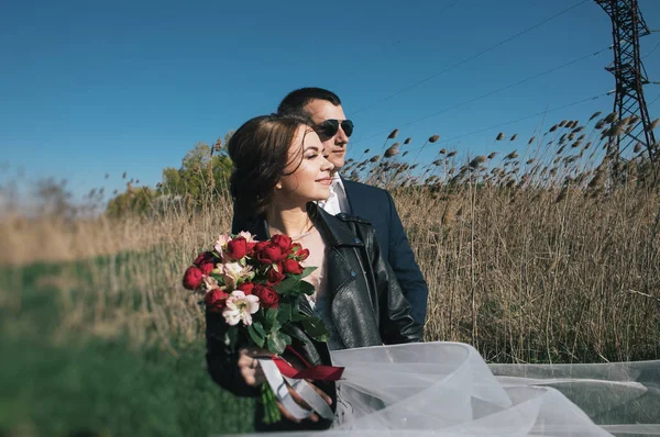 Foto Livre Sessão Recém Casados — Fotografia de Stock