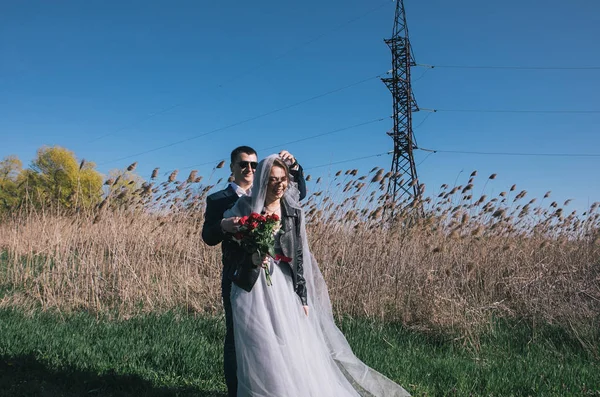 Foto Livre Sessão Recém Casados — Fotografia de Stock