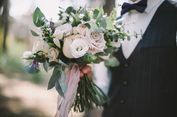 Stylish Wedding Decor Flowers — Stock Photo, Image