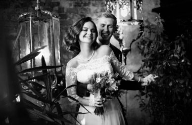 Aşık Şık İhale Çift. Düğün Günü Gelin Damat