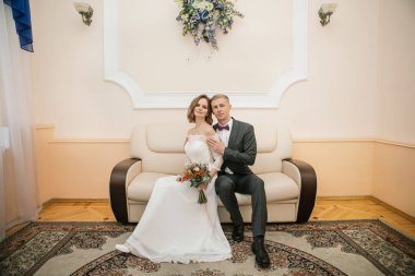 Aşık Şık İhale Çift. Düğün Günü Gelin Damat