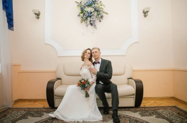 Aşık Şık İhale Çift. Düğün Günü Gelin Damat