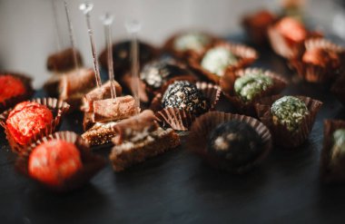 Düğün masa gıda ile