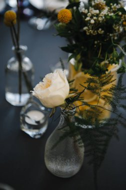 düğün dekor, seçici odak