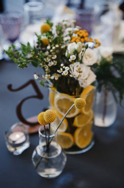 düğün dekor, seçici odak