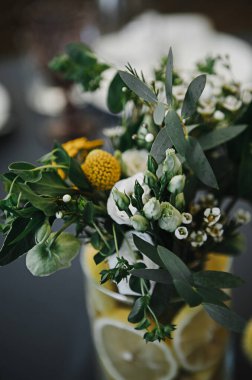 düğün dekor, seçici odak