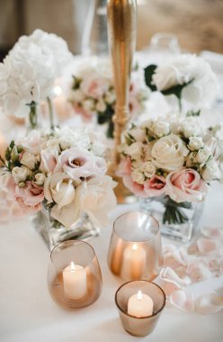 düğün dekor, seçici odak