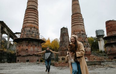 Aşık çift, seçici odaklanma 