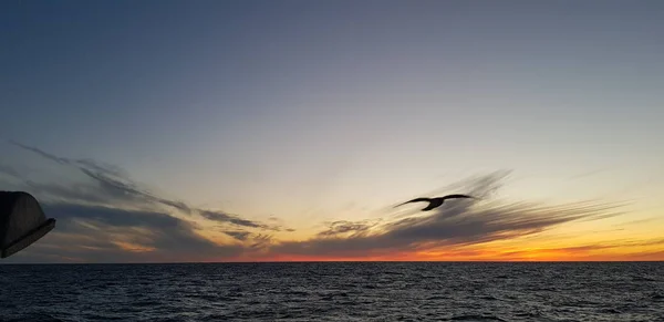 Gökyüzü Romantizm Deniz Seyahat — Stok fotoğraf