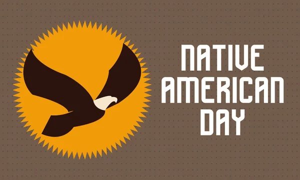 Native American Day is a holiday in the U.S. states of California and Nevada, South Dakota, Tennessee in September and October. It\'s a day in honor of Native Americans. Poster, card, banner, background design.