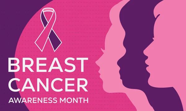 Breast Cancer Awareness Month. Marked in countries across the world every October, helps to increase attention and support for the awareness. Background, poster, banner design.