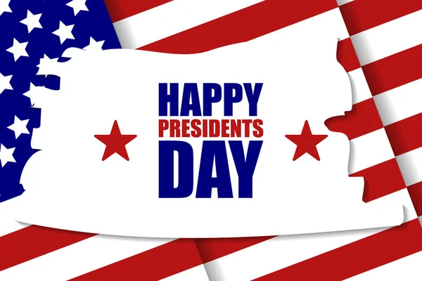 Happy Presidents Day Vector Illustration. Suitable for greeting card, poster and banner. Illustration Of happy Presidents Day.