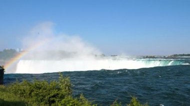 Niagara falls Peyzaj ve gökkuşağı