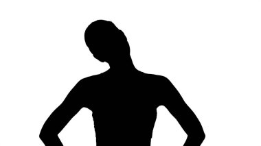 Siluet uygun ısınma boyun gerilmesini ve yaralanmayı önleyebilir.