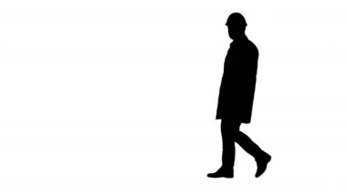 Siluet Güvenilir Bilim Mühendisi Dikkat Çekiyor El Hareketi Parmağı.