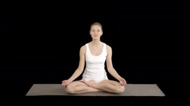 Kız birisi şakalar, Alpha Channel yoga konsantre olamaz