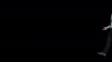 Kızgın işadamı telefona bağırıyor, Alpha Channel