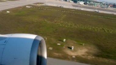 Sade Kalkış. Hava, uçak.