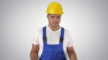 Erkek architecs degrade arka plan sonuçları memnun planı analiz.