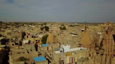 Jaisalmer Kalesi 'ndeki tapınak, Rajasthan, Hindistan