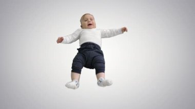 Ağlayan bebek yatıyor, Alfa Kanalı.