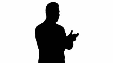 Siluet İşadamları alkışlıyor.