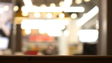 Mağazanın bulanık görüntüsü. Arkaplan.