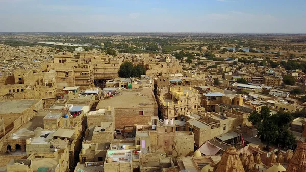 An aerial view of Jaisalmer, India.