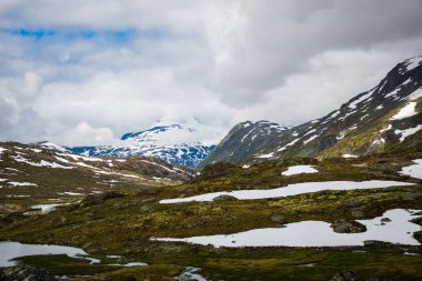 güzel manzara Milli Parkı Jotunheimen, Norveç