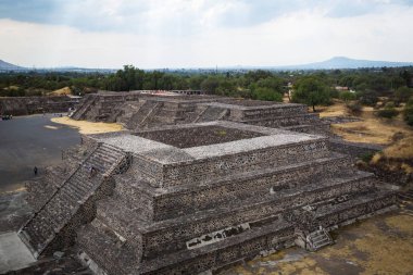Teotihucan, Meksika eski aztek piramitleri