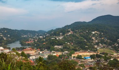Sri Lanka Kandy şehir panoraması