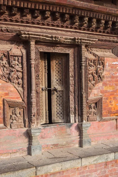 Fönstret Templet Kathmandu — Stockfoto