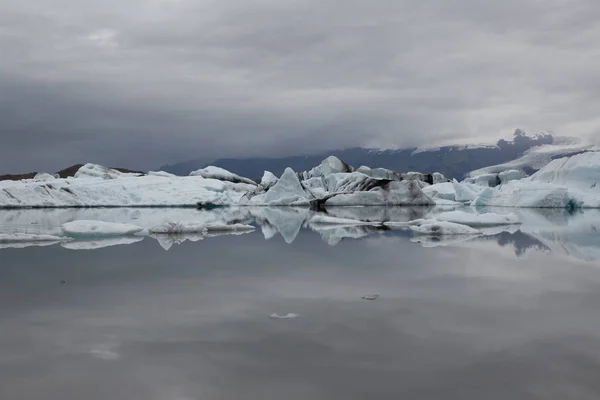 Vacker Utsikt Över Island Med Glaciärer — Stockfoto