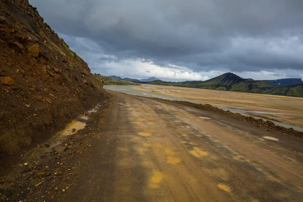 Estrada Parque Nacional Tosmork Islândia — Fotografia de Stock