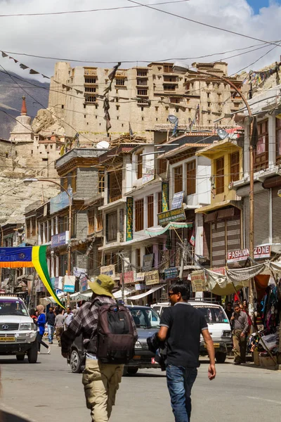 Leh India Septembro Ladakh People 2011 Leh Índia Indianos Rua — Fotografia de Stock