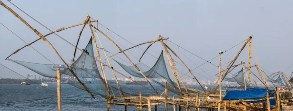 中国鱼网 喀拉拉邦 — 图库照片