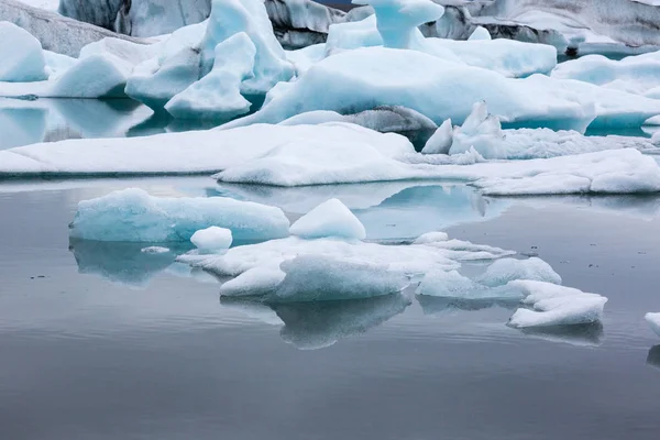 Eisberge Der Gletscherlagune Island Ekulsarlon — Stockfoto