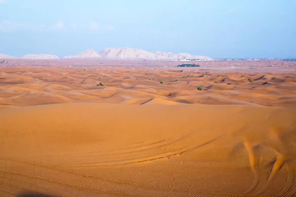 Wüste Den Vereinigten Arabischen Emiraten Vor Sonnenuntergang — Stockfoto