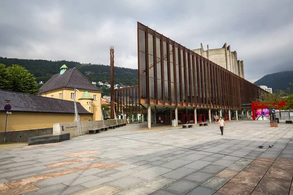 Bergen Norja Heinäkuu Bergenin Kadut 2016 Bergenissä Norjassa Bergenin Katu — kuvapankkivalokuva