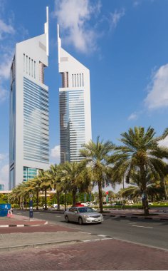 Dubai, Birleşik Arap Emirlikleri - 19 Ocak: şehir merkezinde 19 Ocak 2014 tarihinde Dubai, Birleşik Arap Emirlikleri. Şehir merkezinde modern mimari.