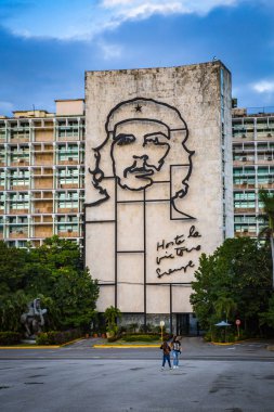 Habana, Cuba-Ocak 13: Şehir sokak üzerinde 13 Ocak 2018 yılında Havana, Küba. Habana sokak görünümü