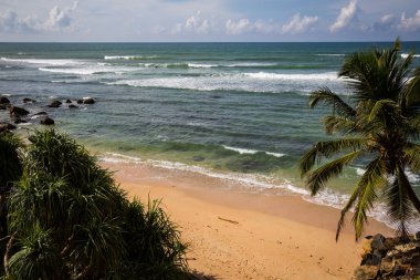 güzel deniz manzaralı Sri Lanka