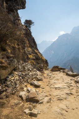 dağ izi görünümünü Trek Everest Merkez kampına