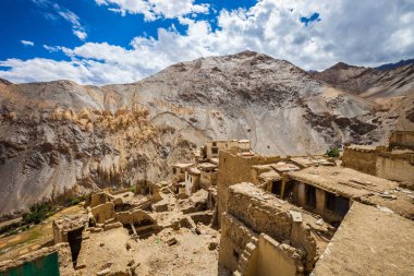 Hint Manastırı Ladakh il Lamayuru. Hint Himalayalar