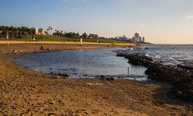 tatil doğal görünümünü şehirde güzel Tel Aviv, İsrail