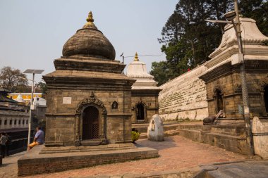 Katmandu, Nepal-Nisan 25: Pashupatinath Tapınağı 25, Katmandu, Nepal 2016. Pashupatinath Tapınağı en eski Hindu Tapınağı Kathmandu