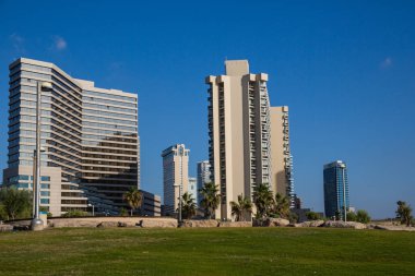 tatil doğal görünümünü şehirde güzel Tel Aviv, İsrail