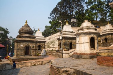 Katmandu, Nepal-Nisan 25: Pashupatinath Tapınağı 25, Katmandu, Nepal 2016. Pashupatinath Tapınağı en eski Hindu Tapınağı Kathmandu