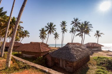 Varkala, Hint Okyanusu kıyısında otelleri