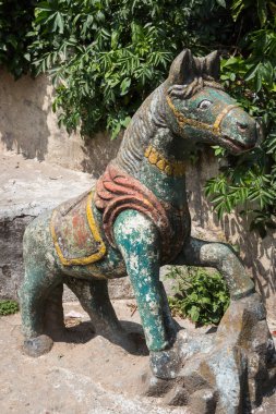 Tapınak karmaşık Swayambhunath heykeli